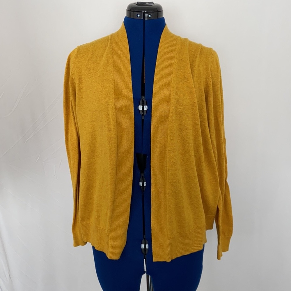 Old Navy Open Front Cardigan Large Gold